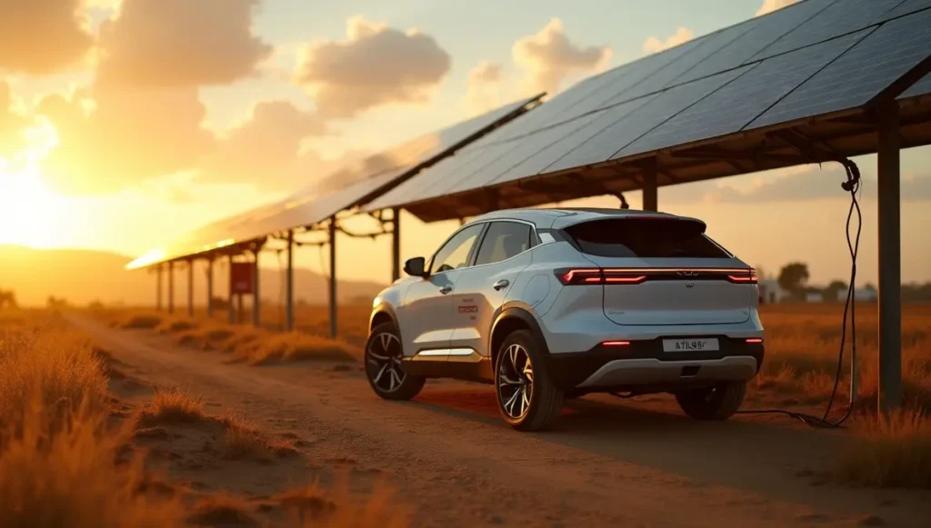 BYD EV charges via solar in rural Ethiopia as diesel trucks fade out